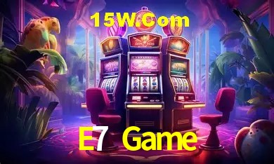 Interface moderna da plataforma E7 Game